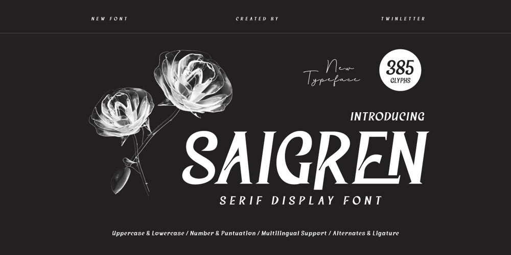 Saigren font