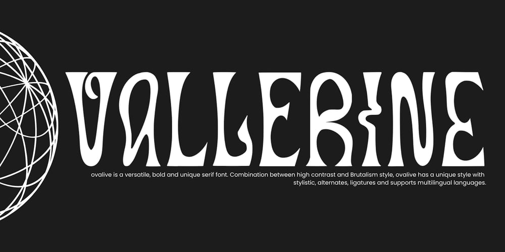 Vallerine font