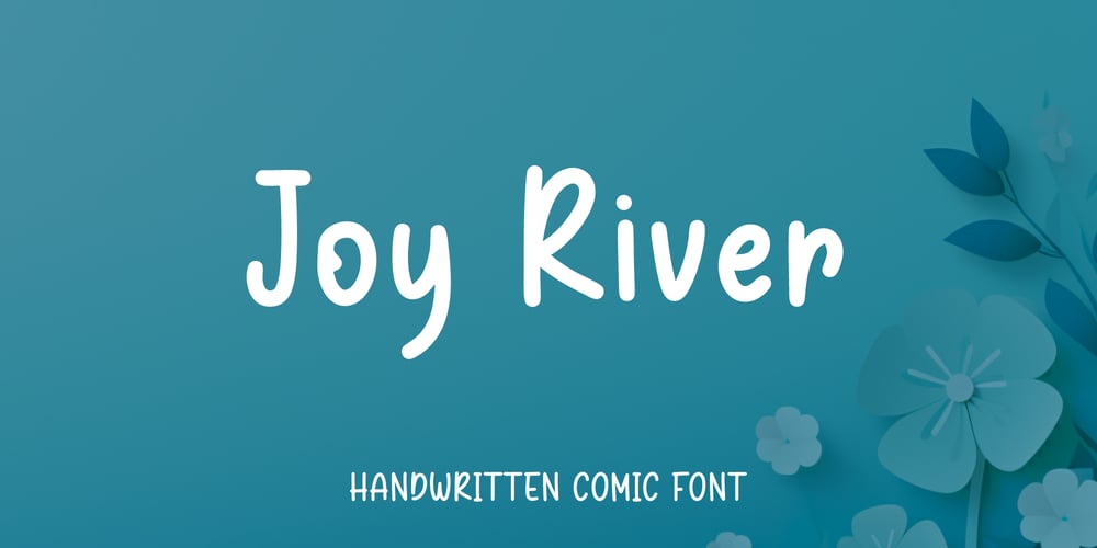 Joy River font
