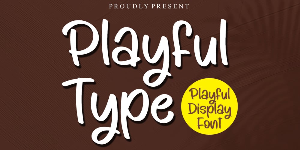 Playful Type font