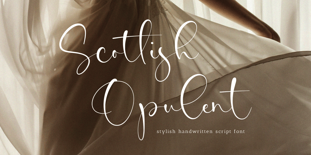 Scottish Opulent font