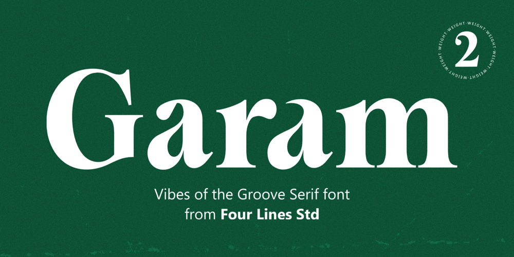 Garam font