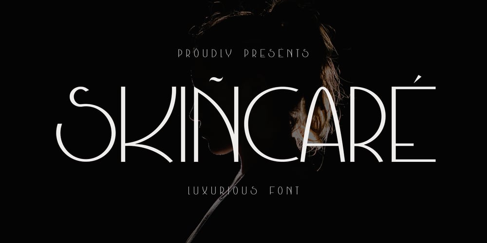 Skincare Monoletter font