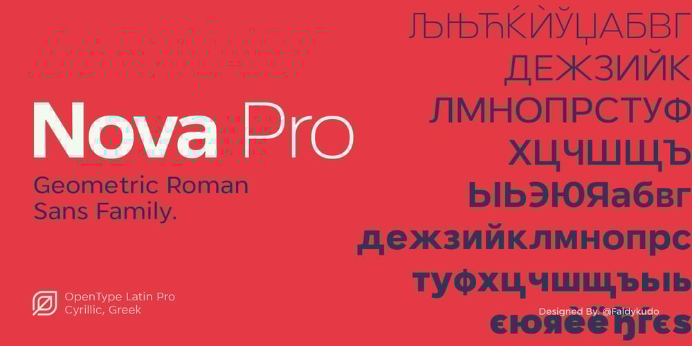 Nova Pro font