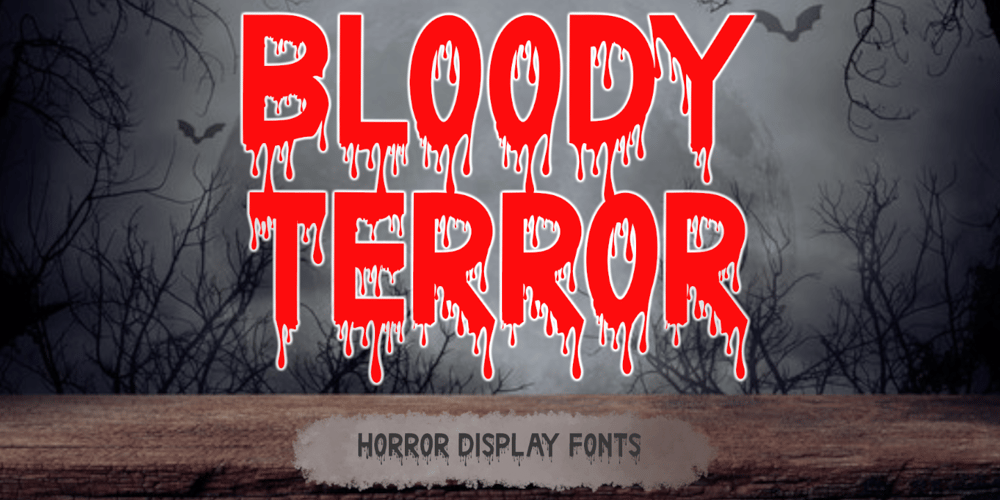 Bloody Terror font
