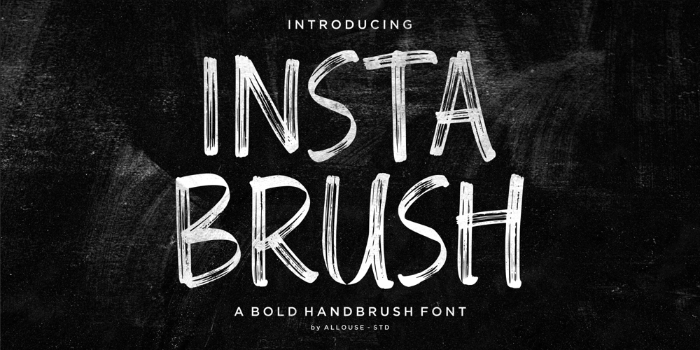 Instabrush font