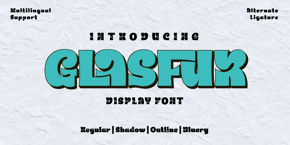 Glasfur font