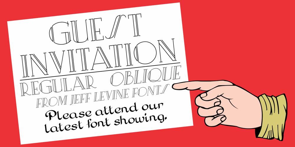 Guest Invitation JNL font