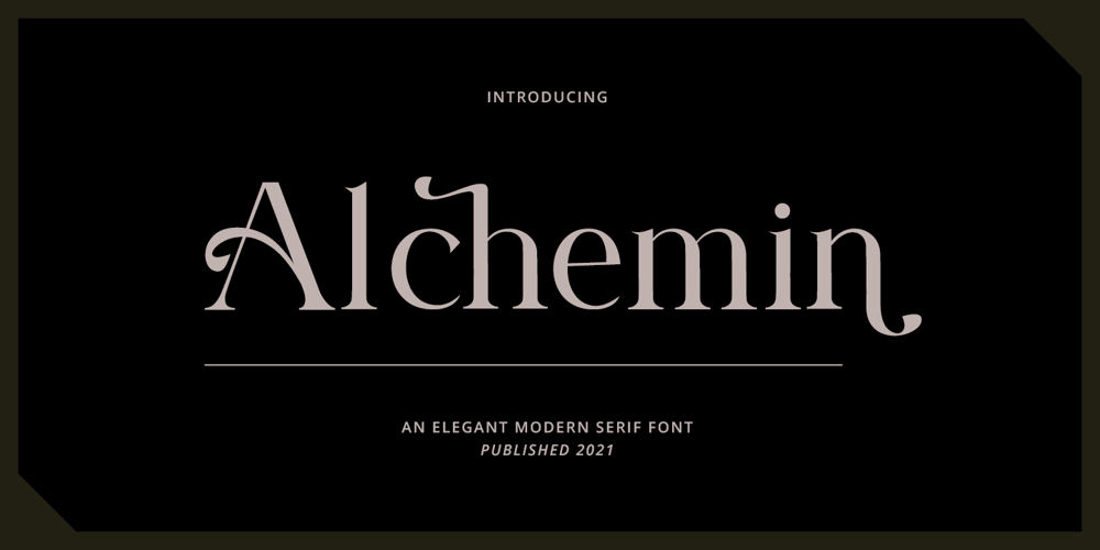 Alchemin font