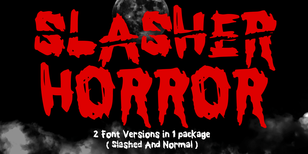 Slasher Horror font