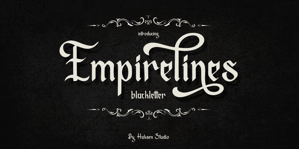 Empirelines font