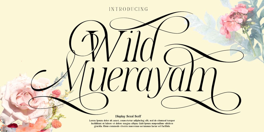 Wild Muerayam font