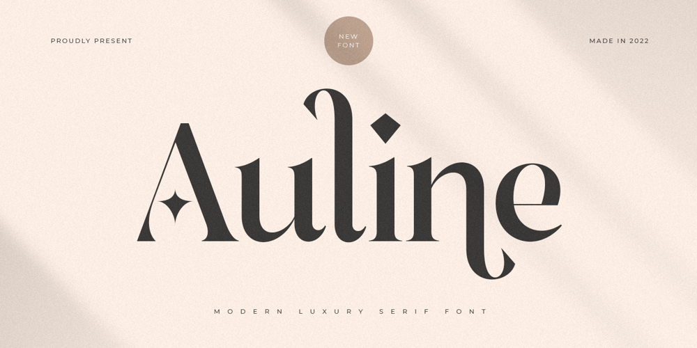 Auline font