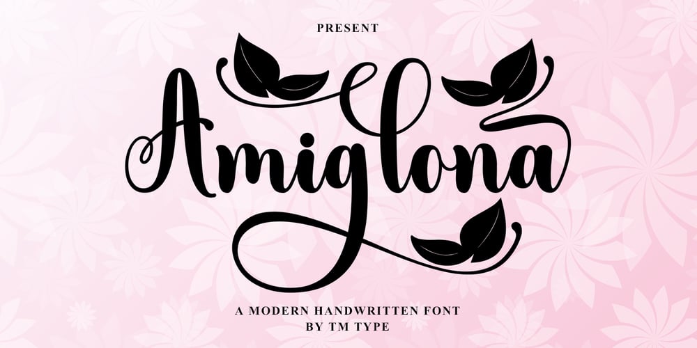 Amiglona font