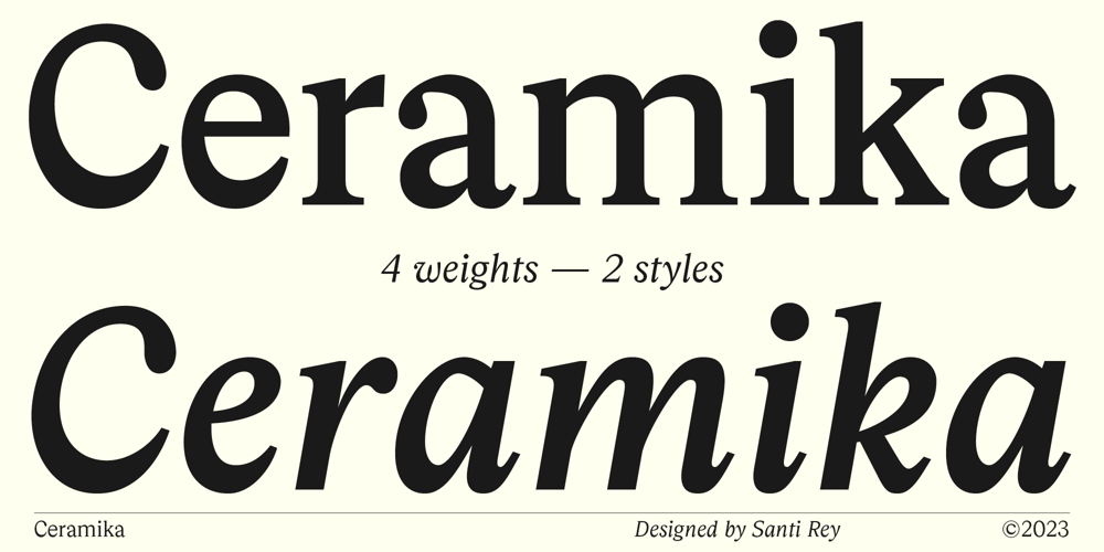 Ceramika font