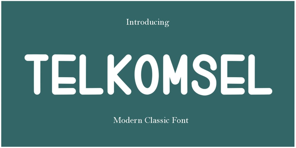 Telkomsel font