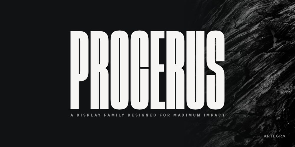 Procerus font
