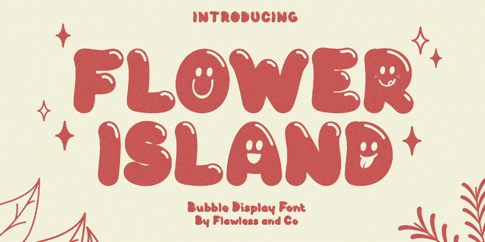 Flower Island font