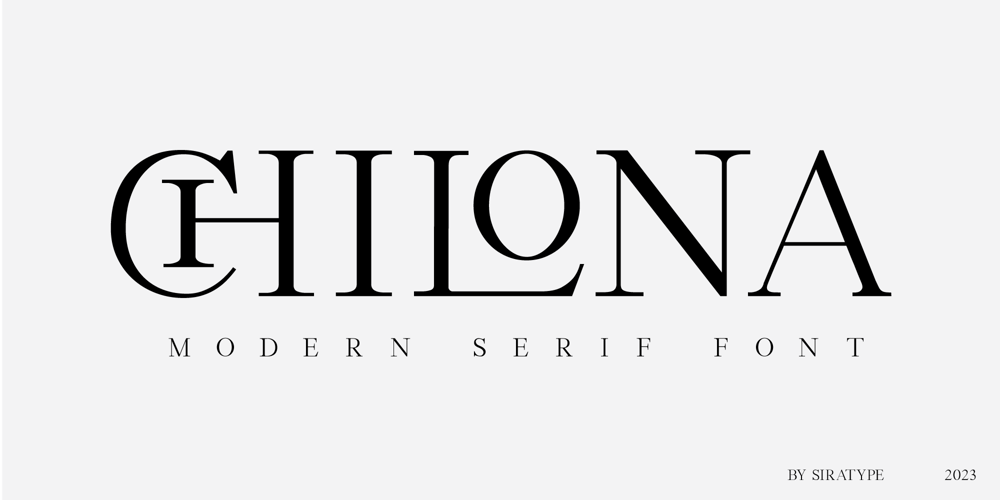 Chilona font