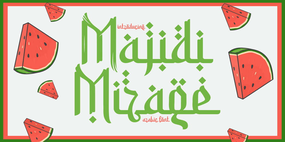 Majidi Mirage font