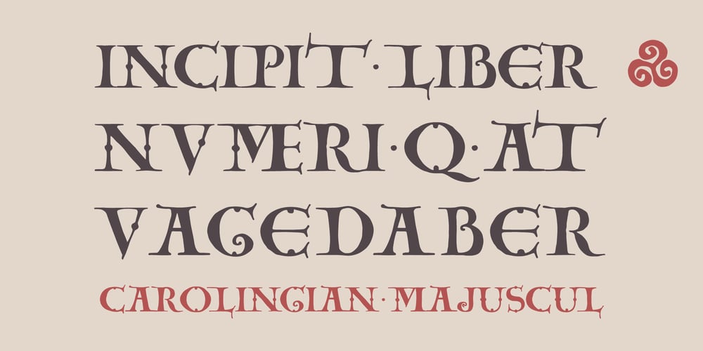 Carolingian Majuscul font