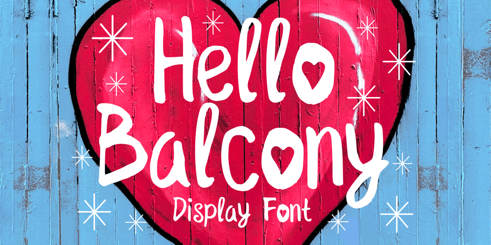 Hello Balcony font