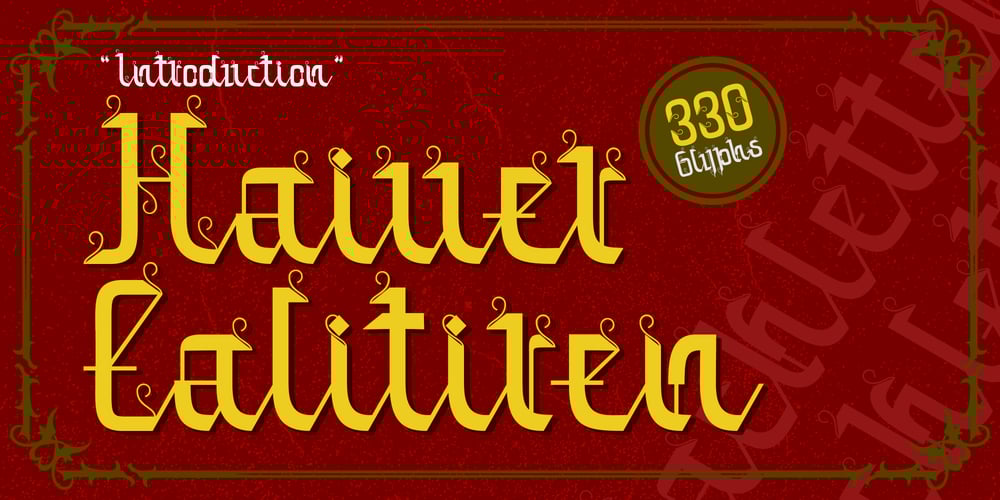 Haiver Ealitiren font