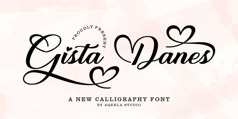 Gista Danes font
