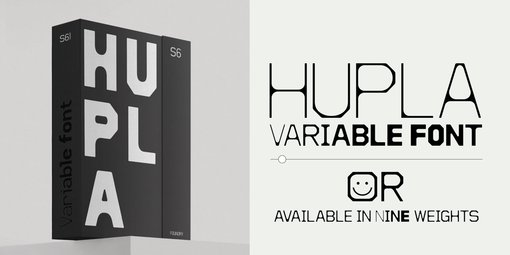 Hupla font