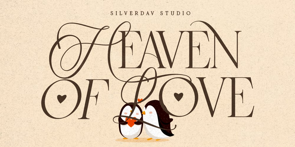 Heaven Of Love font
