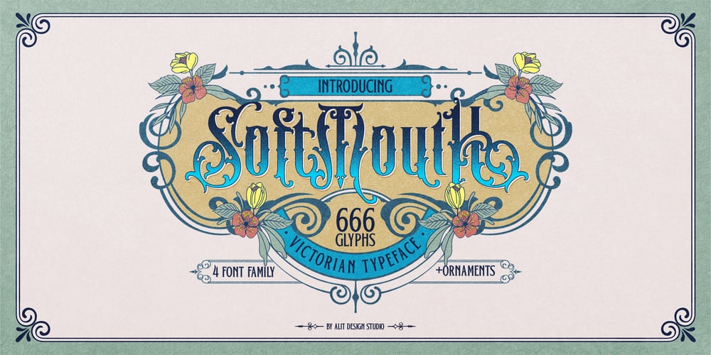 Soft Mouth font
