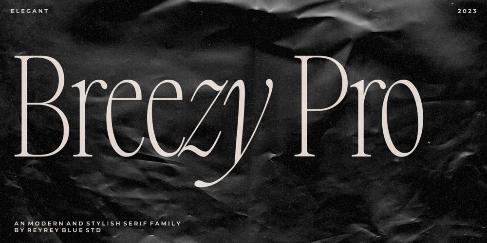 Breezy Pro font