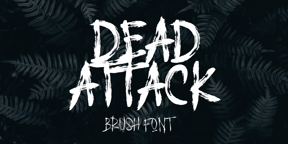 Dead Attack font