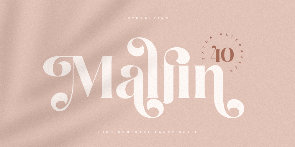 Malfin font