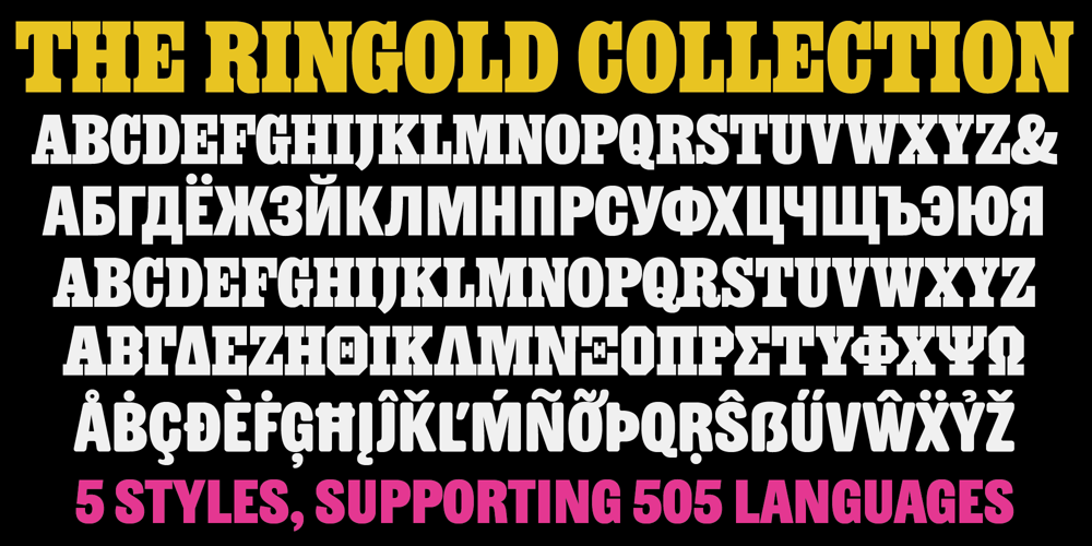 Ringold font