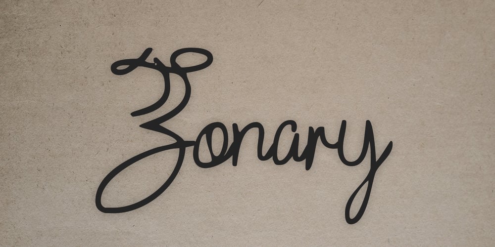 Zonary font