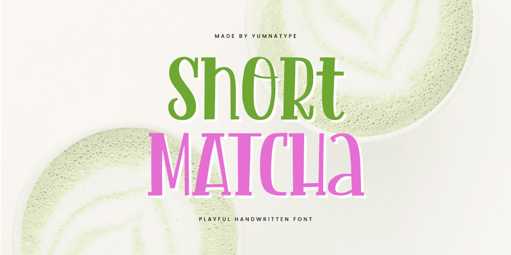 Short Matcha font