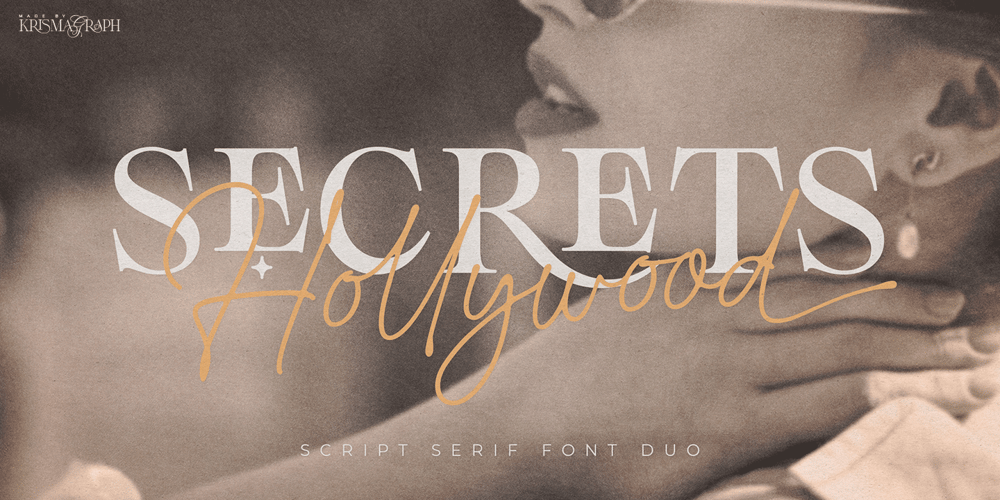 Hollywood Secrets font