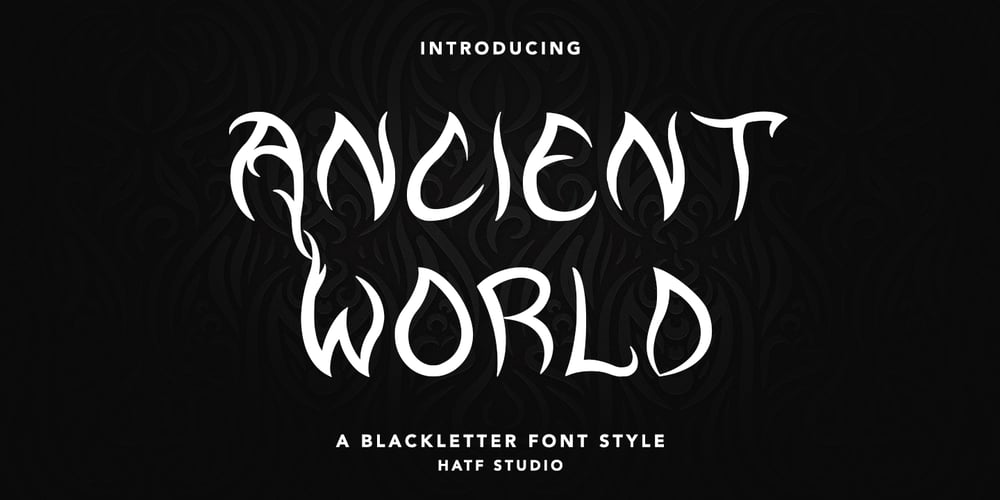 Ancient World font