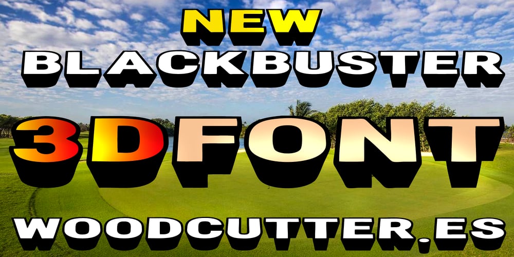 New Blackbuster font