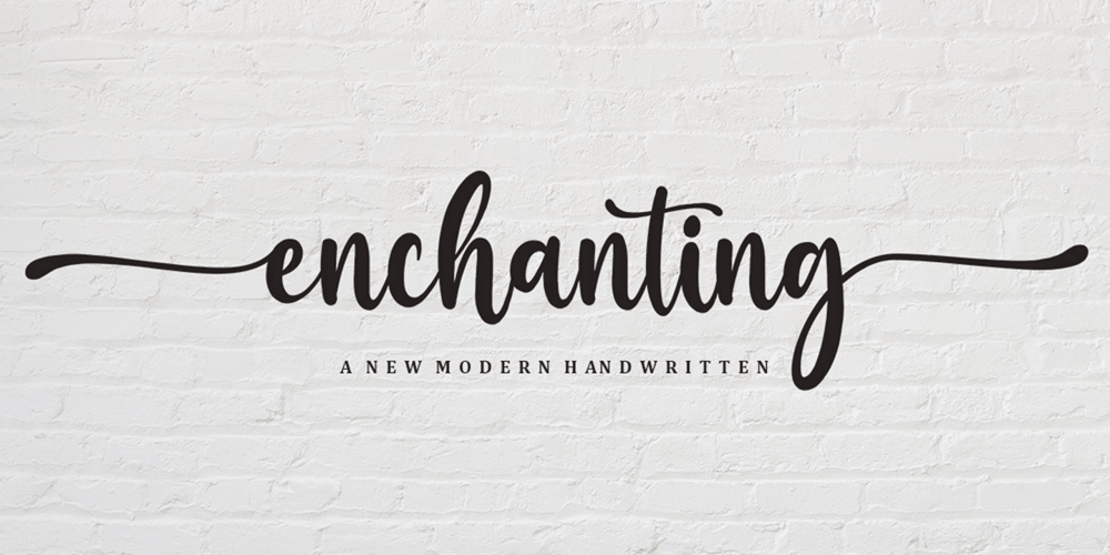 Enchanting font