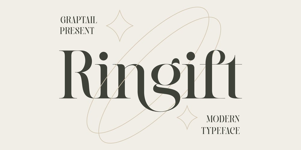 Ringift font