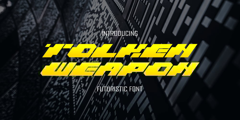 Tolken Weapon font