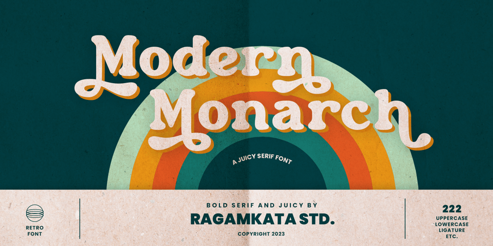Modern Monarch font