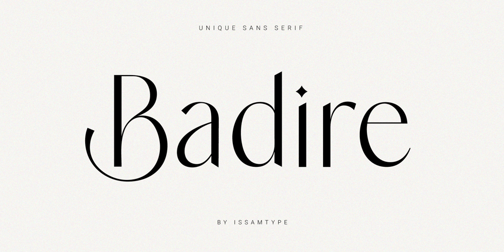 Badire font