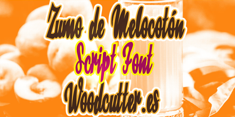 Zumo de Melocoton font