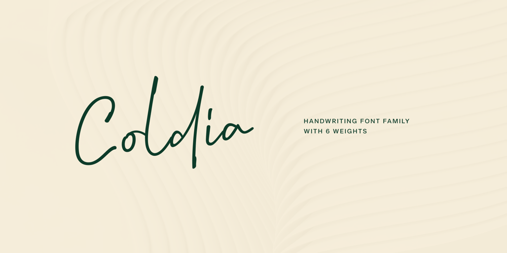 Coldia font