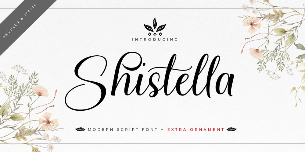 Shistella font