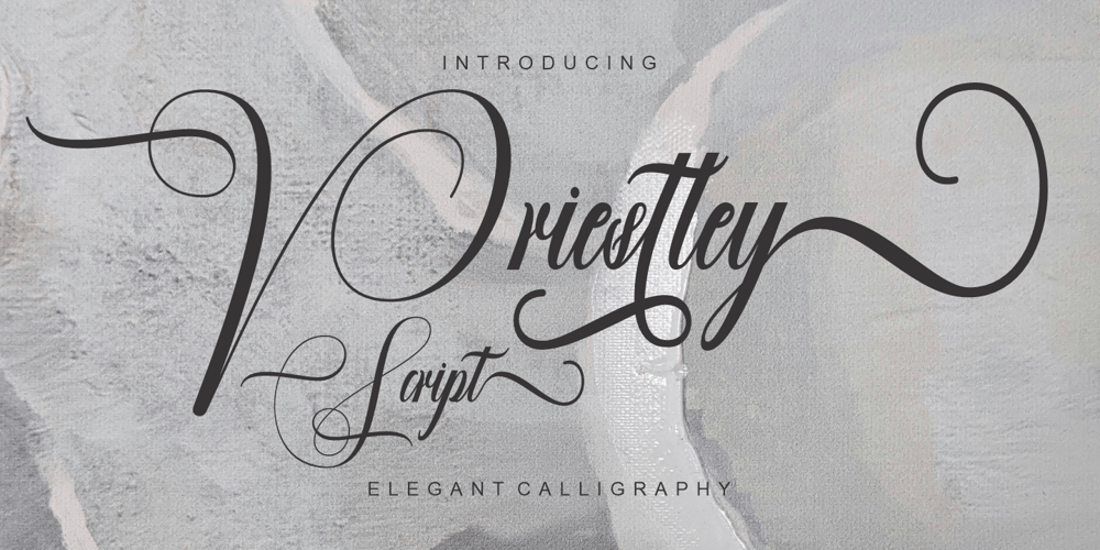 Priestley Script font
