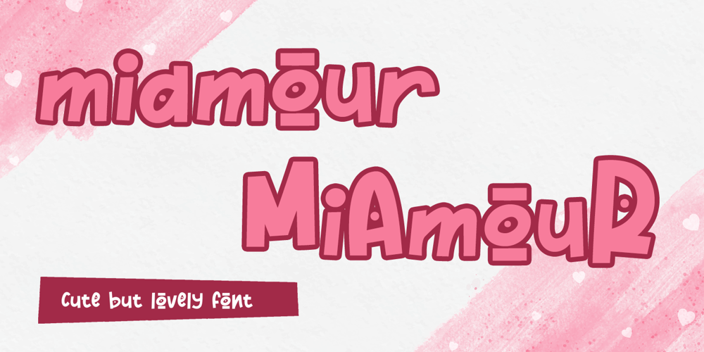 Miamour font